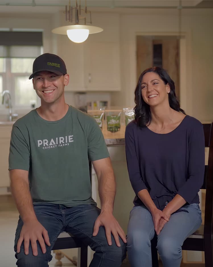 Prairie Cricket Farms founders