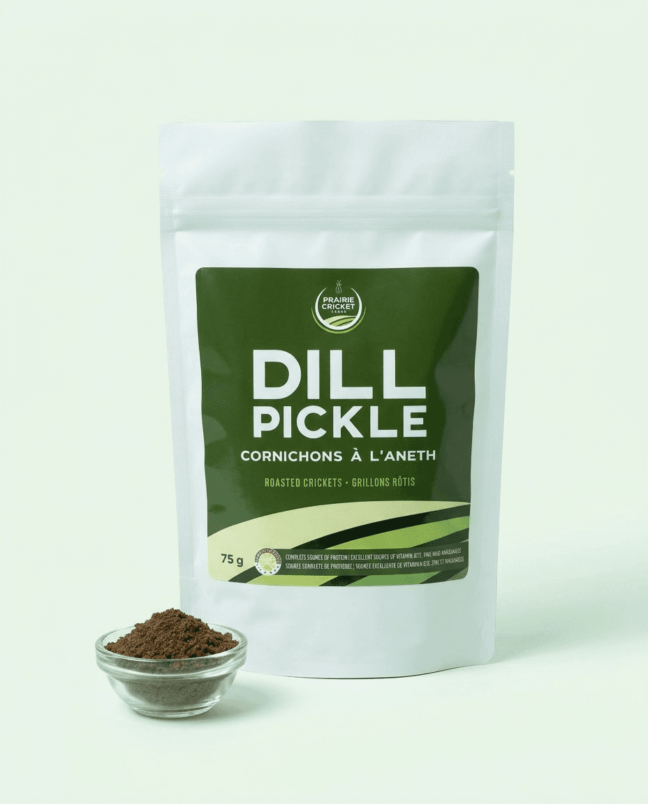 Dill Pickle Roasted Crickets